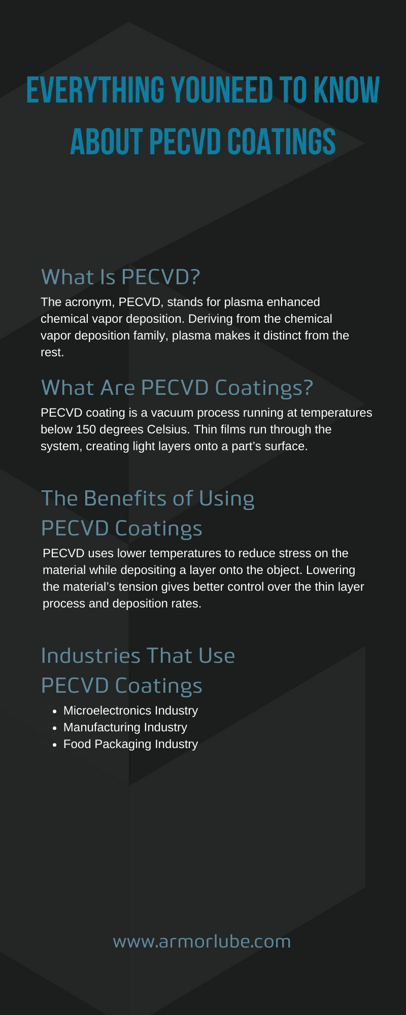 Everything You Need To Know About PECVD Coatings